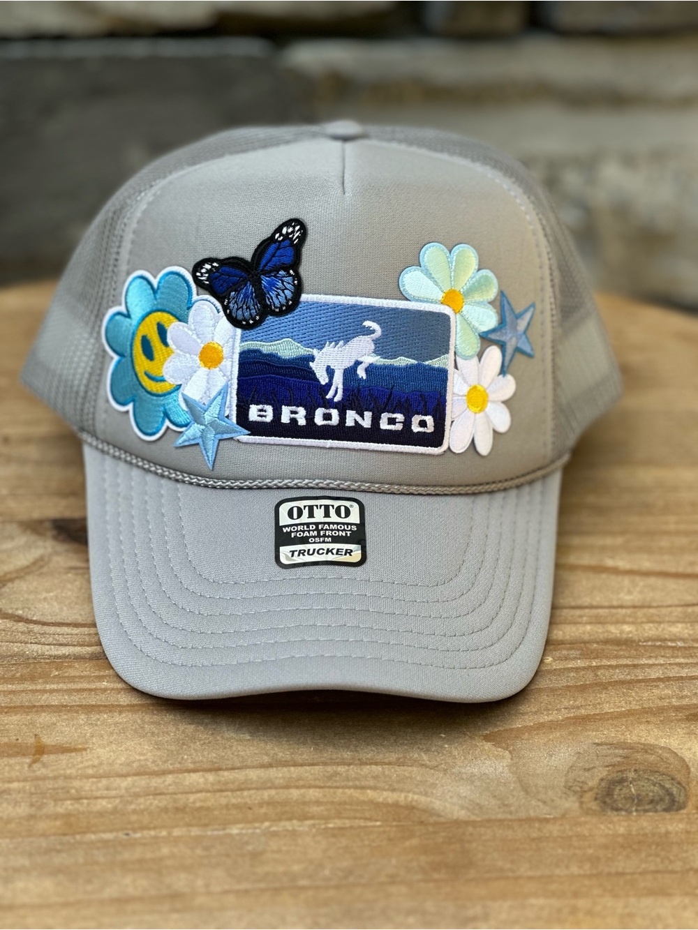 NEW Custom Trucker Hat grey